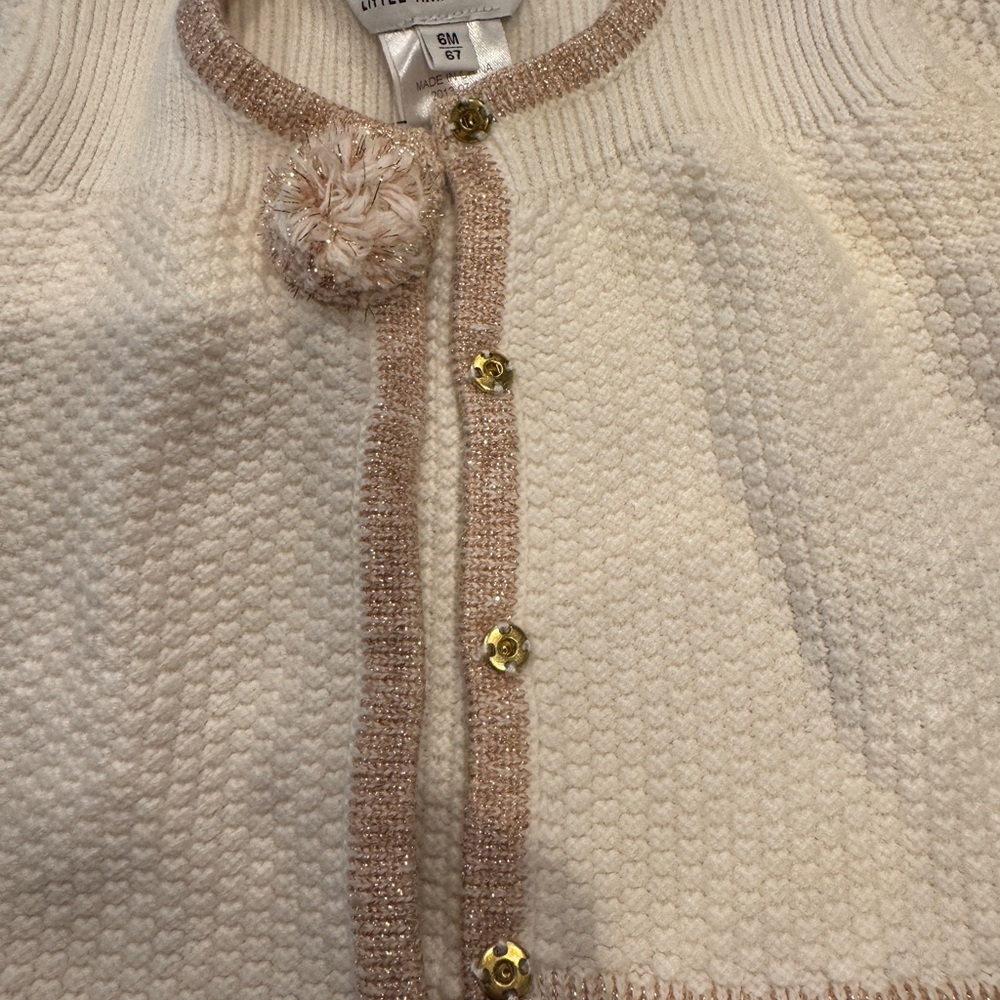 Little Marc Jacobs Cream Sweater for baby